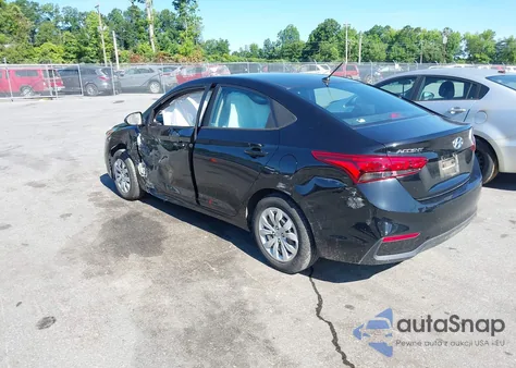 2022 Hyundai Accent Se из США, поврежденный, VIN 3KPC24A60NE181293